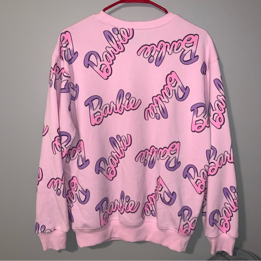 BARBIE logo SWEATSHIRT WOMEN SMALL - Picture 3 of 5